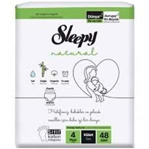 SLEEPY NATURAL KULOT BEZ 4 MAXI 48 LI