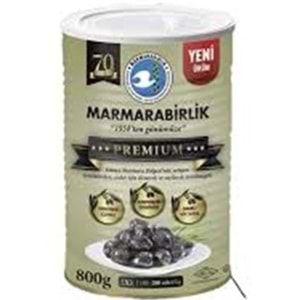 MARMARABİRLİK PREMIUM SİYAH ZEYTİN 2 XL 800 GR