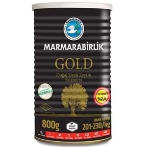 MARMARA BİRLİK GOLD DOGAL SIYAH ZEYTIN 800 GR