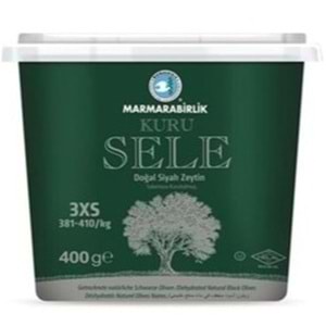 MARMARA BİRLİK KURU SELE SIYAH ZEYTIN 400 GR 3XS