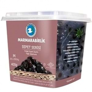 MARMARA BİRLİK SEPET SERISI SIYAH ZEYTIN 400 GR M