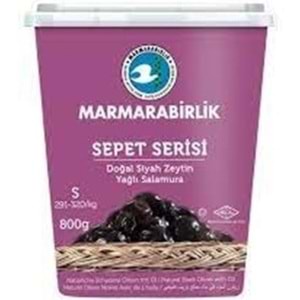 MARMARABİRLİK SEPET SERISI SIYAH ZEYTIN 800 GR S