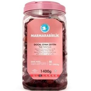 MARMARA BİRLİK DOGAL SIYAH ZEYTIN 1400 GR M
