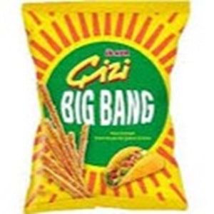 ÜLKER ÇİZİ BIG BANG 50 G TACO AROMALI MISIR PARÇACIKLI ÇUBUK KRAKER