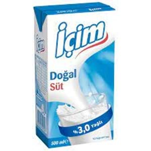 İÇİM SÜT 500 ML TAM YAĞLI
