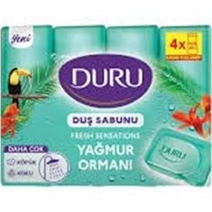 DURU DUŞ SABUNU 4X150 GR YAĞMUR ORMANI