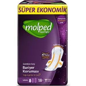 MOLPED SUPER NIGHT SUPER EKO PAKET 18 LI UZUN
