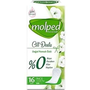 MOLPED PURE SOFT GUNLUK PED 16 LI INCE