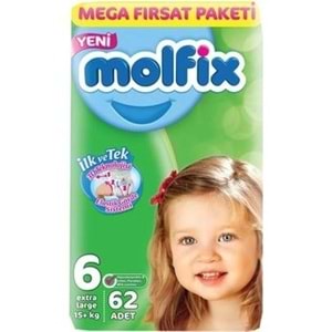 MOLFİX ULTRA FIRSAT PAKETI 6 X LARGE 62 LI