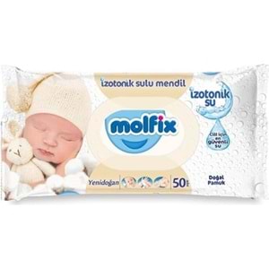 MOLFİX ISLAK HAVLU 50 LI YENIDOGAN IZOTONIK SULU