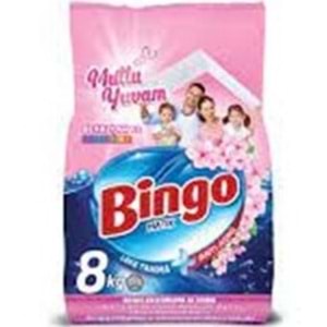 BİNGO MATIK 8 KG RENKLI BEYAZ