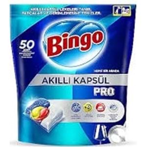 BİNGO AKILLI KAPSÜL DETERJAN 50 ADET