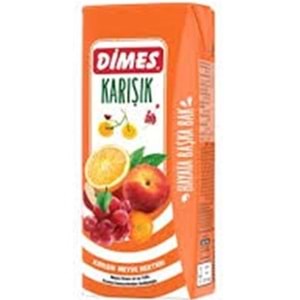 DIMES MEYVE SUYU 200 ML KARISIK