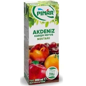 PINAR MEYVE SUYU 200 ML AKDENIZ