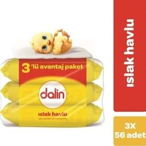 DALİN ISLAK HAVLU 3X56 LI KLASIK
