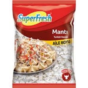 SUPERFRESH MANTI 1000 GR AİLE BOYU