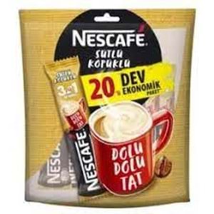 NESCAFE 20'Lİ PAKET 3'Ü 1 ARADA KÖPÜKLÜ