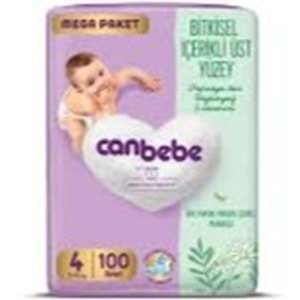 CANBEBE BEBEK BEZİ 4 NUMARA 100 ADET MEGA PAKET