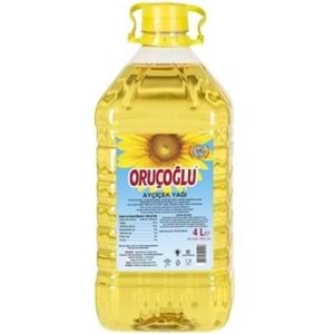 ORUÇOĞLU AYCICEK YAGI 4 LT