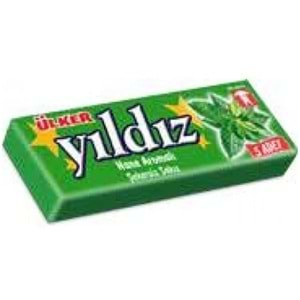 ÜLKER YILDIZ SAKIZ 5 LI NANELI