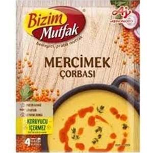 BİZİM HAZIR CORBA 72 GR MERCİMEK