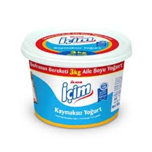 İÇİM KAYMAKSIZ YOĞURT 3 KG