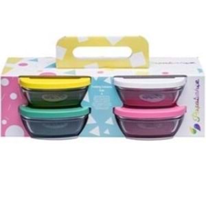 PAŞABAHÇE PUDDING SAKLAMA KABI 4 LU