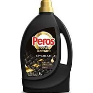 PEROS SIVI ÇAMAŞIR DETERJANI 3 L SİYAHLAR