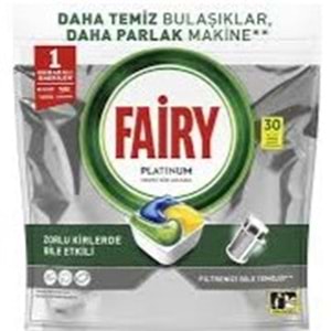 FAİRY PLATINIUM BULAŞIK TABLETİ 30 ADET