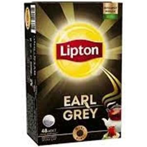 LİPTON EARL GREY DEMLİK POŞET ÇAY 48'Lİ