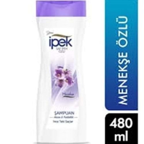 İPEK ŞAMPUAN İNCE TELLİ SAÇLAR 480 ML MENEKŞE