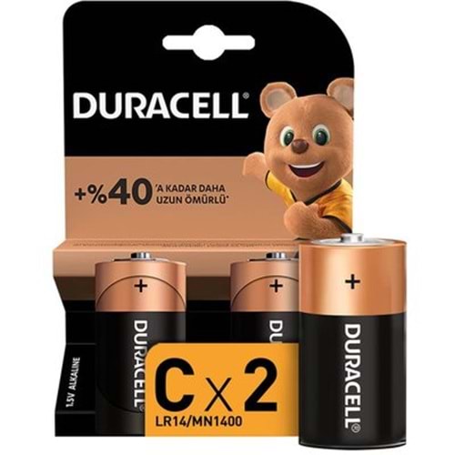 DURACELL ORTA BOY PIL 2 LI C