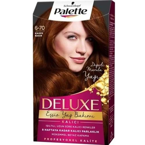 PALETTE DELUXE SAC BOYASI 6-70 KAHVE BAKIR