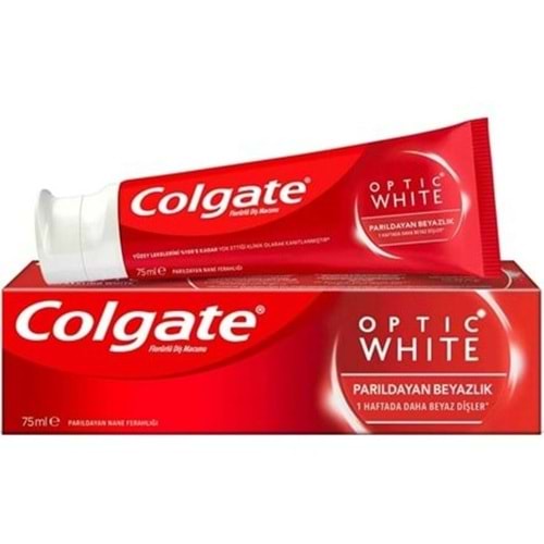 COLGATE DIS MACUNU 75 ML OPTIC WHITE PARILDAYAN BEYAZLIK