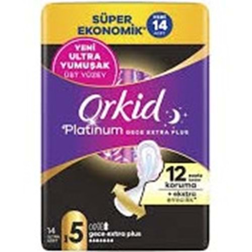 ORKİD PALTINIUM KADIN PEDİ 14 ADET GECE 5 BOY