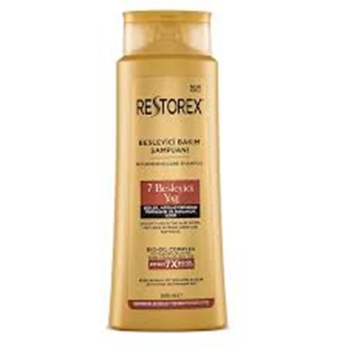 RESTOREX SAMPUAN 500 ML 7 BESLEYICI YAG