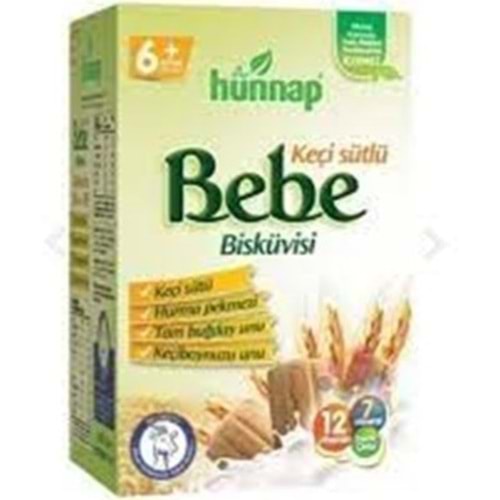 HUNNAP KECI SUTLU BEBE BISKUVISI 400 GR