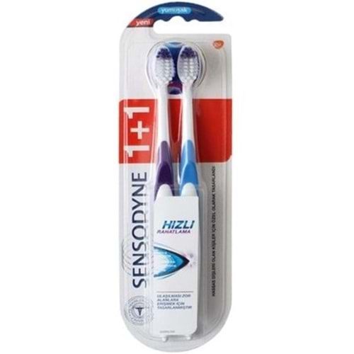 SENSODYNE DIS FIRCASI 2 LI HIZLI RAHATLAMA YUMUSAK