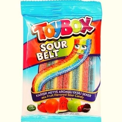 TOYBOX EKSILI ŞEKER 80 GR SOUR BELT