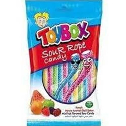 TOYBOX EKSILI ŞEKER 80 GR SOUR ROPE
