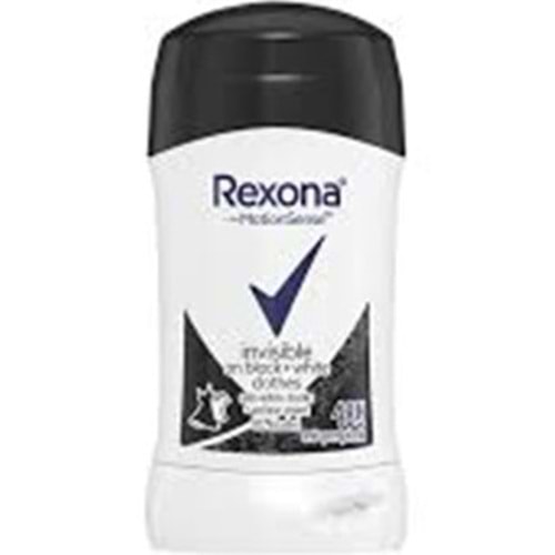 REXONA STICK 40 ML INVISIBLE ON BLACK WHITE