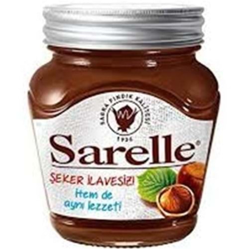 SARELLE KAKAOLU FINDIK KREMASI 350 GR SEKERSIZ