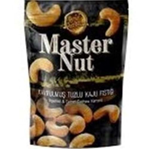 MASTER NUT KAVRULMUS TUZLU KAJU FISTIGI 60 GR