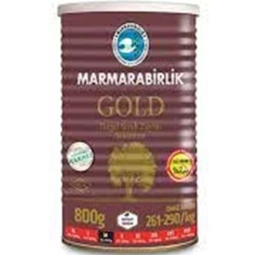 MARMARA BİRLİK DOGAL SIYAH ZEYTIN 800 GR GOLD M
