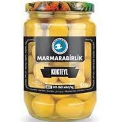 MARMARA BİRLİK YESIL ZEYTIN 400 GR KOKTEYL