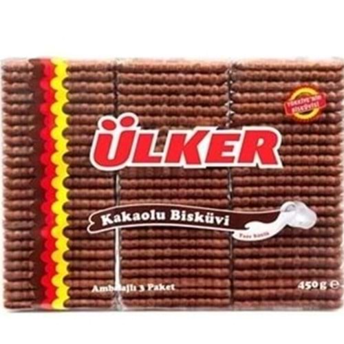 ÜLKER PETİBOR BISKUVI 450 GR KAKAOLU