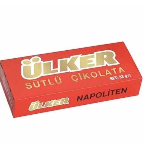 ÜLKER NAPOLITEN CIKOLATA 33 GR SUTLU