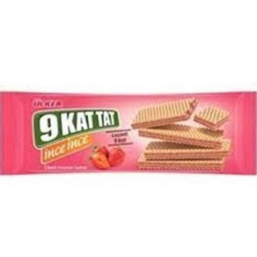 ÜLKER 9 KAT INCE GOFRET 114 GR CILEKLI