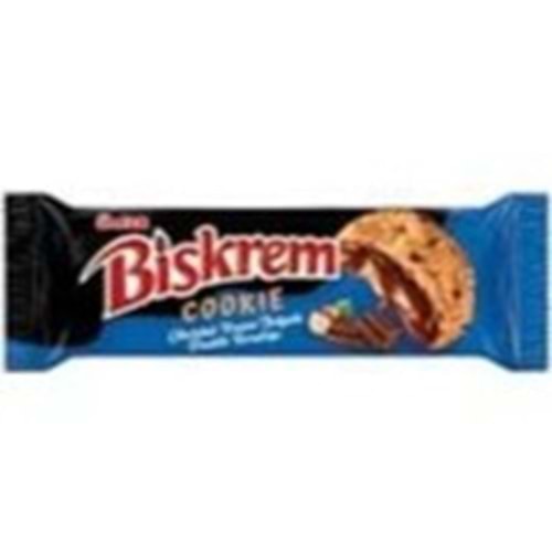 ÜLKER BİSKREM EXTRA KURABİYE 184 GR BİTTER ÇİKOLATALI KREMALI FINDIKLI