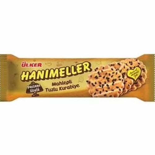 ÜLKER HANIMELLER KURABIYE 81 GR MAHLEPLI TUZLU